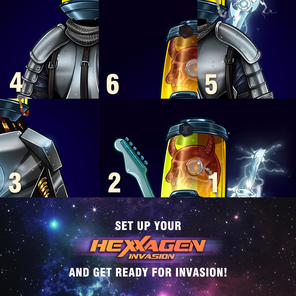 hexxagen's tweet photo. TIME TO DO THE TASK!!!

You only need to choose 4 which can be assembled into 1 hexxagen and become a #NFTgiveaways winner.

You have 24 hr to do this task. 

✅Follow
✅RT &amp; Like
✅Tag 2 friends
✅Just write the code in the reply

#NFTGiveaway #nftcollectors #NFTCommunity #NFT https://t.co/93FpGl5OOx