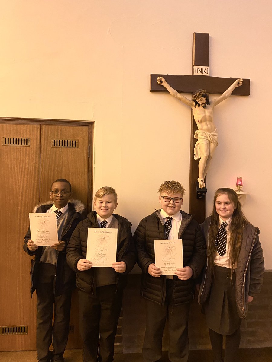 GemmaJade87's tweet photo. Well done to all the children that did their confirmation tonight, and for My Deven who always makes us proud🤍 @StBernsPrimary https://t.co/bCe29kJovb