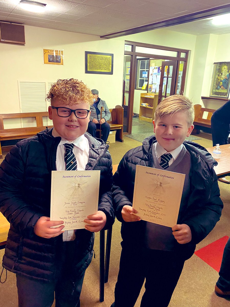 GemmaJade87's tweet photo. Well done to all the children that did their confirmation tonight, and for My Deven who always makes us proud🤍 @StBernsPrimary https://t.co/bCe29kJovb