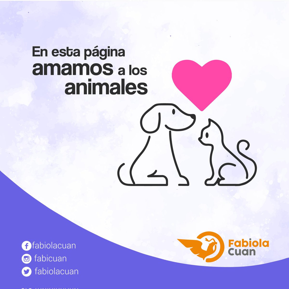 Dale "like" si tú tambien amas los animales y estás a favor de leyes que los protejan.