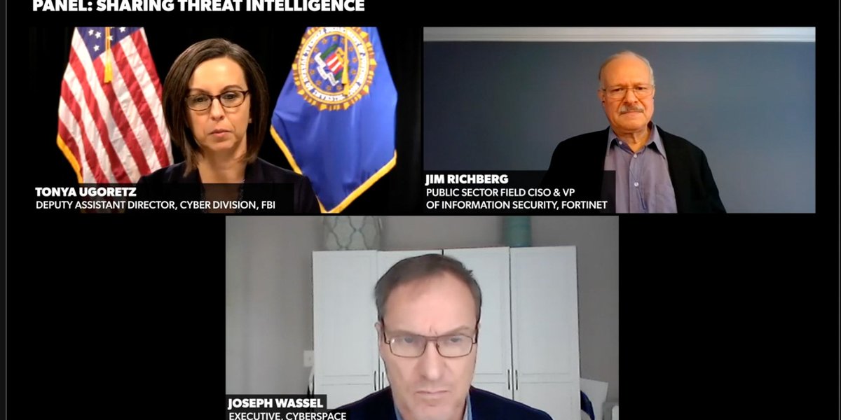 Fortinet's tweet photo. The #FortinetSecuritySummit brought together public sector experts to discuss the latest trends in #cybersecurity. 🔐
Thank you to our sponsors, everyone who attended, and @State_Scoop & @fedscoop for producing this year’s event! #FortinetFederal https://t.co/BMFmUqCJ0N