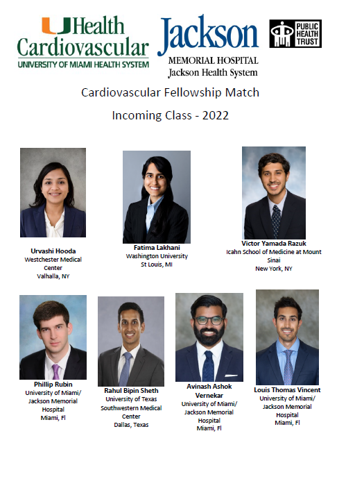 Congrats to all our amazing residents who matched! and on behalf of our fellows and faculty welcome to our Incoming fellowship class for July 2022!! Looking forward to working with you all...@UmJmhIMRes @JacksonHealth @UMiamiHealth