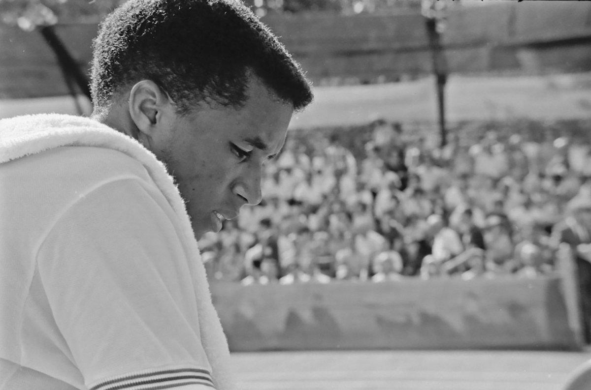 MagnoliaPics's tweet photo. The story of a champion, both on and off the court. @CitizenAshe is playing at @QuadCinema and available on demand starting tomorrow. https://t.co/fCzIlvaeYB
