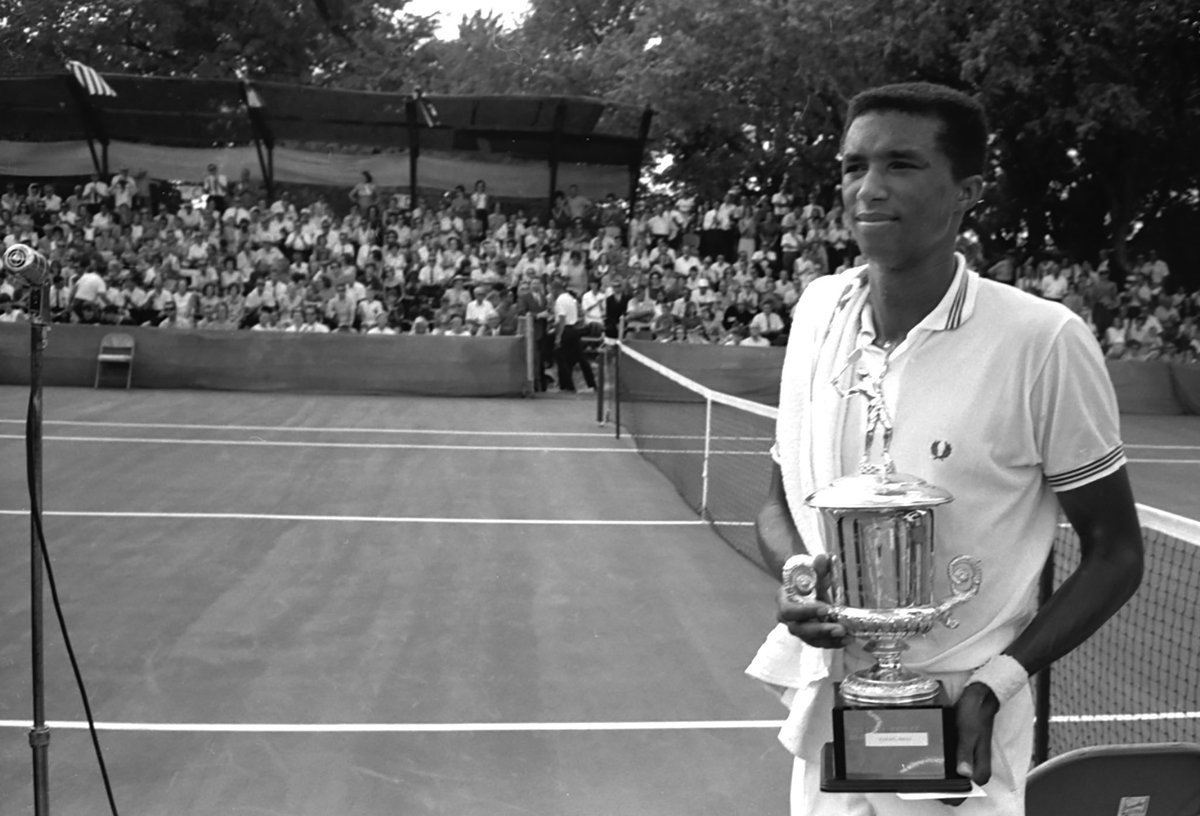 MagnoliaPics's tweet photo. The story of a champion, both on and off the court. @CitizenAshe is playing at @QuadCinema and available on demand starting tomorrow. https://t.co/fCzIlvaeYB