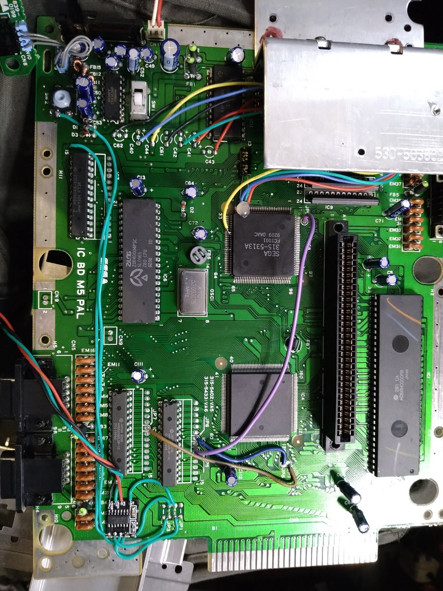 Raw_Talent81's tweet photo. Another Megadrive/Genesis brought back from the brink!
FULLY refurbished and updated with triple bypass and switchless region free mods.
Capacitors and voltage regulators replaced and a deep clean of the motherboard etc.
#consolerefurb #refurbished #backfromthebrink #consolemods https://t.co/kYJc7ohjG2