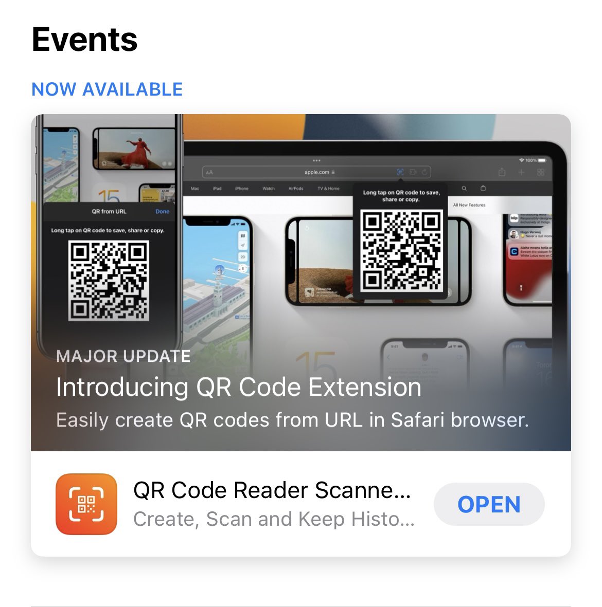 otrofy's tweet photo. From now, you can easily create QR codes from URL in Safari browser for FREE!! 

New feature released💣

Download it now: https://t.co/lci87yvK2m 

#iosmobileapp #mobileapp #safariextension #mobiledevelopment https://t.co/ytrf5Yxrw5