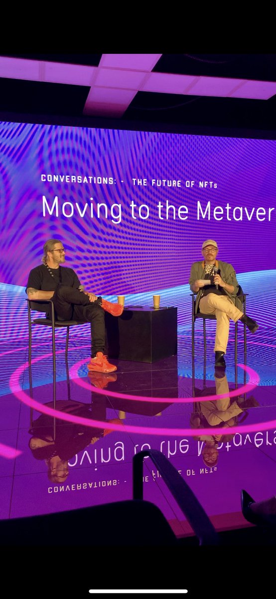 Speaking digital fashion and Wilder World w/ <a href="/CoinDesk/">CoinDesk</a>’s <a href="/SamEwen/">Sam Ewen</a> at @OneOfNFT