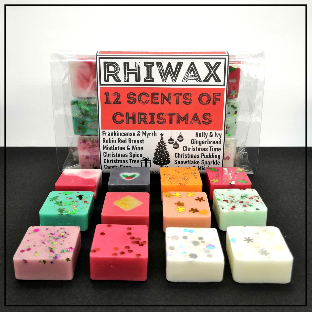 RhiWax's tweet photo. I am currently out of stock of ready to post 12 scents of Christmas so any orders over the weekend will be made to order.

But if you are in Barry there are a few in the pop-up shop (Paul Gentile Shop)

https://t.co/o3RlPMwkhe

#WomanInBizHour #MHHSBD #MadeInWales #Christmas2021 https://t.co/VX7TqetoRx