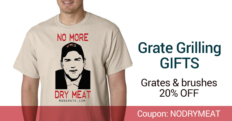 ManGrate's tweet image. Christmas swag!  In Norm's memory we will donate $5 of every shirt sale to the Leukemia and Lymphoma Society.  Also, use NODRYMEAT for 20% off grates and brushes.  Go to mangrate.com today!  #NoMoreDryMeat