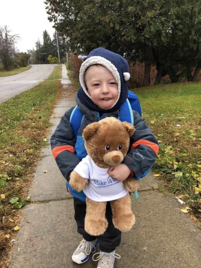 CTVYMOttawa's tweet photo. Thank you Air Transat for sponsoring Liam, because of their generous contribution, a wish like Liam’s will be granted! You can give the gift of a wish by donating at https://t.co/fWaHgjpMlp #24DaysofWishes @MakeAWishEO https://t.co/YMWZTfWRwK