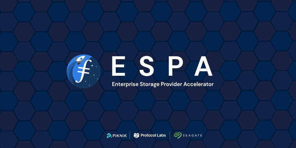 1/ The Enterprise Storage Provider Accelerator (<a href="/web3ESPA/">ESPA</a>), with <a href="/protocollabs/">Protocol Labs</a> &amp; <a href="/Seagate/">Seagate</a>, is a 9-month program with hands-on training in the technical &amp; economic aspects of #Filecoin to create new storage providers on the Filecoin network! 👨‍💻

Apply 👉 web3espa.io 👈