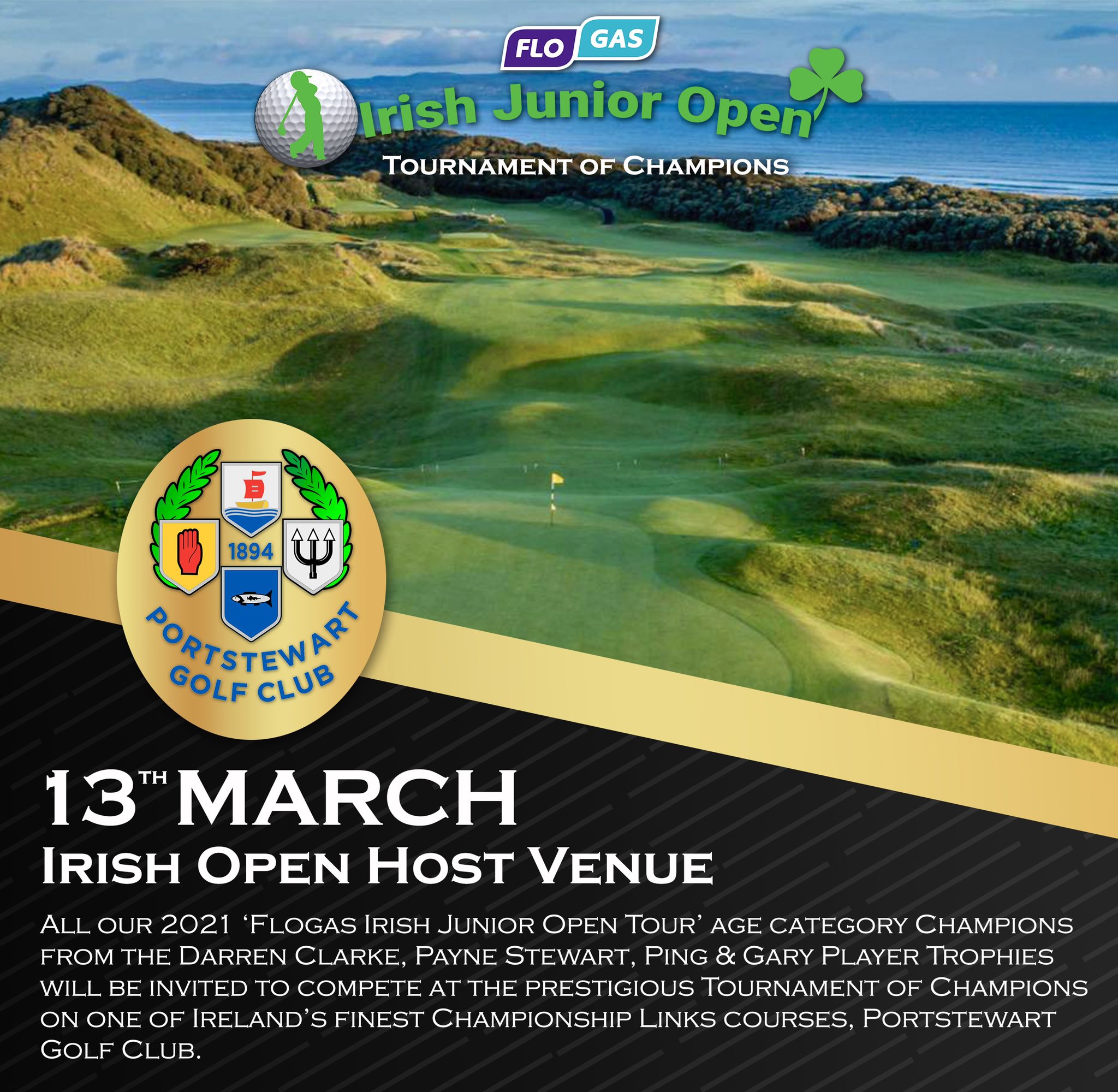 Irish Golf Tournament Logo
