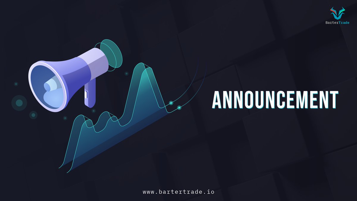 ❗️ Dear BarterTrade Users, As part of our ongoing due diligence in listing assets and to ensure that our community is well served, we will be delisting DAO1 on Friday December 3, 2021. Visit our Telegram announcement channel for more details.
