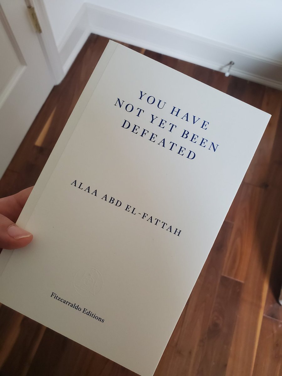 maitelsadany's tweet photo. You Have Not Yet Been Defeated, by Alaa Abdel Fattah
Bittersweet to receive Alaa's new book as he continues to be held in pretrial detention without access to books himself & as he awaits a verdict by emergency court, for which there will be no appeal, on December 20.
#FreeAlaa https://t.co/5GbCqyaQwx
