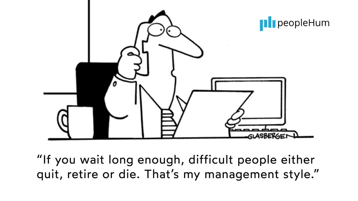 PeopleHum's tweet photo. "Do nothing at all" is apparently still a valid form of managerial style.
#management #employees #employeeengagement #hr #HumanResources #quit #retire #boss #worklife #workcomic #comic #retention #hiring #workstyle #workculture #culture #meme #workmeme https://t.co/XVFU1tQ6yy