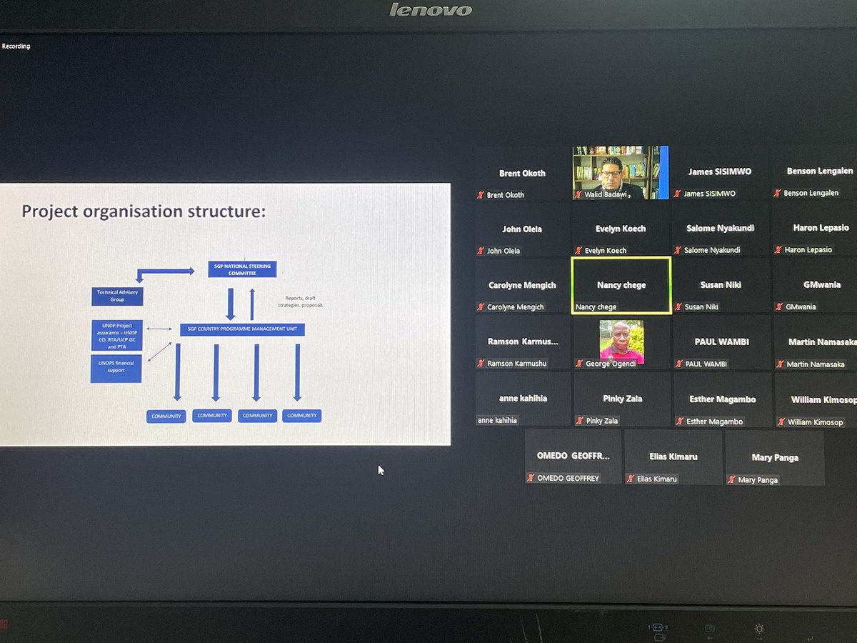 Walidbadawi's tweet photo. Today I chaired our Local Project Appraisal Committee (LPAC) meeting of the 7th Operational Phase of our @SgpGef providing small grants to CBOs to restore ecosystems and create livelihoods in 3 landscapes/Seascapes in #Kenya. #BuildBackBetter https://t.co/bX3Avhh2Dt