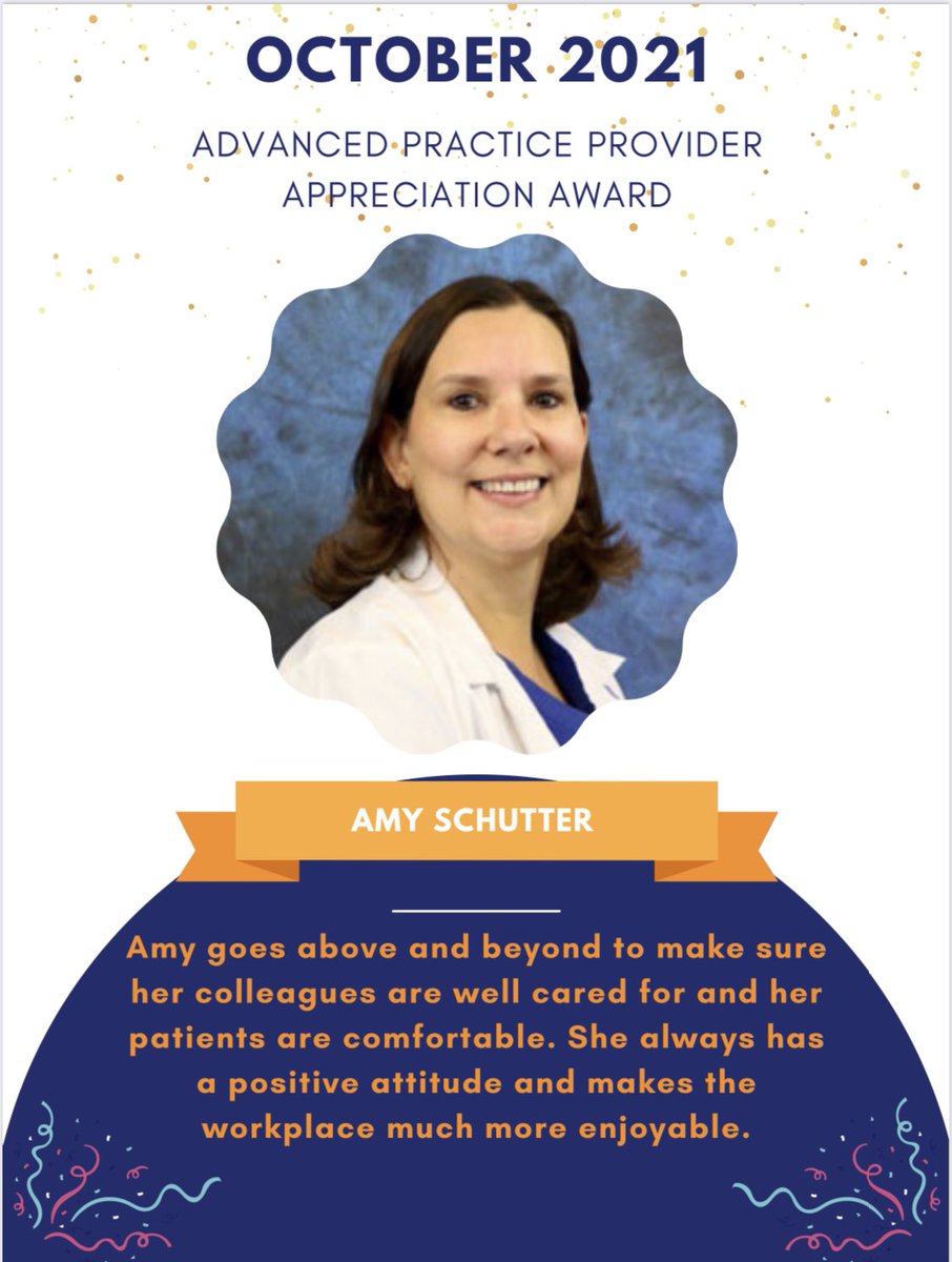 Congratulations to Amy Schutter, CRNA for receiving an Advanced Practice Appreciation Award! We are so proud - well deserved! @Jhhapadvisory @HopkinsACCM @sarah_crna #ACCM