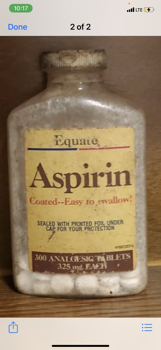 TracySmithHimes's tweet photo. Found in an old toolbox drawer of my biological Fathers…1973 exp date. https://t.co/wYstZ61Dt9