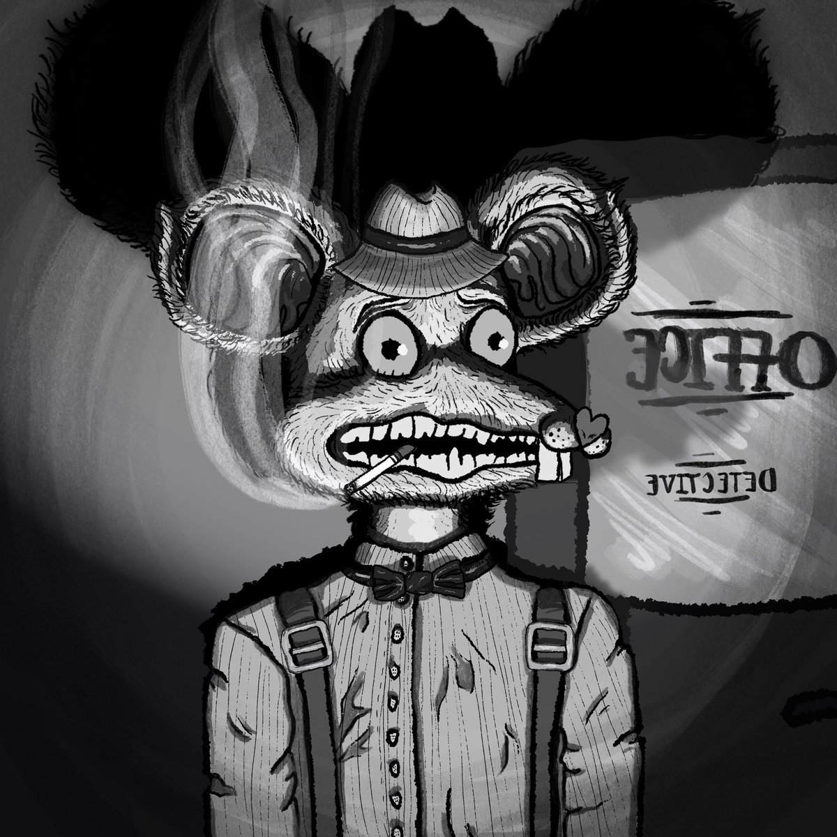 crypto_ratz's tweet photo. @NFTCompanyy Detective CryptoRat from my CryptoRatz Collection 🐭💕 https://t.co/e2NVnNvYRA