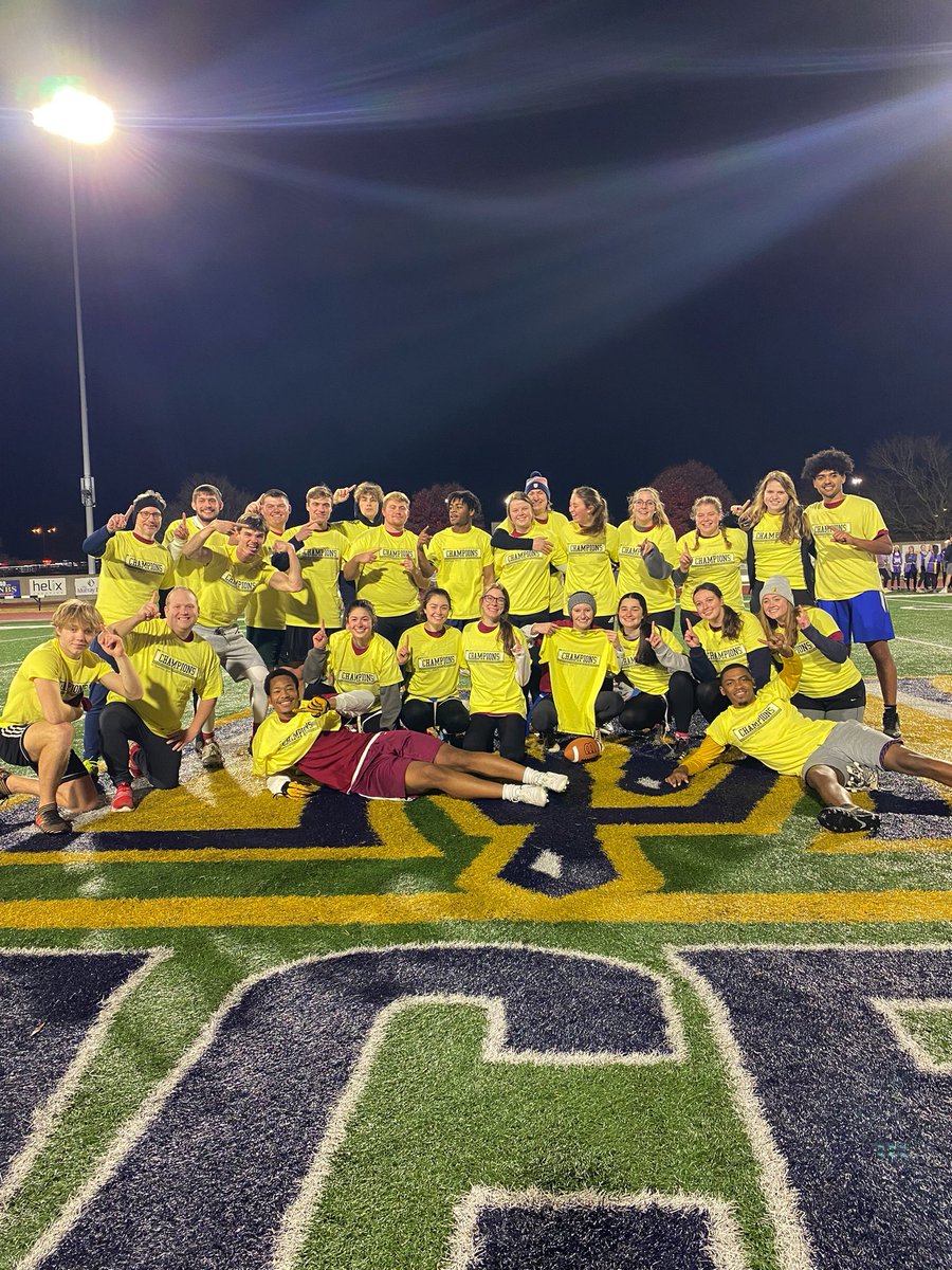 Congrats to our 2021 CoRec Flag Football Champions! <a href="/LeeClarkCollege/">Lee Clark College</a>