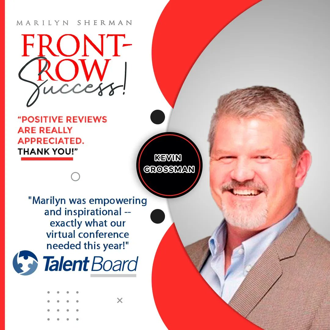 Frontrowgirl's tweet photo. I had an amamzing time with the great team at Talent Board.#frontrowsuccess #MarilynSherman #speaker #expert #talentboard #KevinGrossman https://t.co/gywezjE2Qx