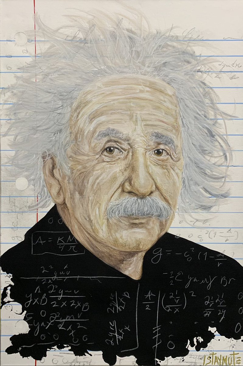 Notebook: Einstein 
(36x24)
Istaymute 

#NASA #Einstein #ART #artcollector #artcollectors #artcontemporain #artcontemporaryart #ArtistOnTwitter #artfan #artgallery