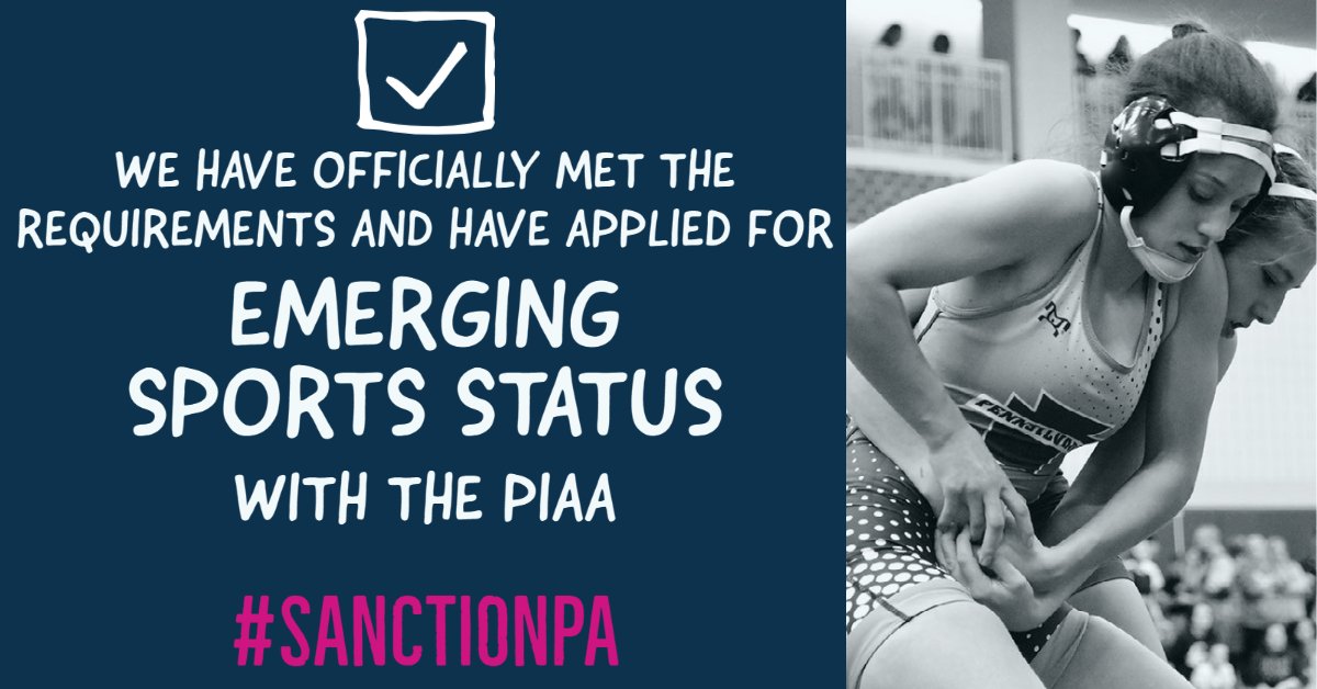 Amazing news today!  Be sure to share this out as we move through the process!  #SanctionPA #NextSchoolUp <a href="/PAPowerWrestle/">PA Power Wrestling</a> <a href="/PA_wrestling/">PA-Wrestling.com</a> <a href="/ptoc134/">Pat Tocci</a> <a href="/ScottFMartin/">Scott Martin</a> <a href="/laurenshope/">Lauren's Hope</a> <a href="/TomHousenick/">Tom Housenick</a> <a href="/PIAASports/">PIAA</a> <a href="/PennLive/">PennLive.com</a> <a href="/dhockensmith/">Dustin Hockensmith</a>