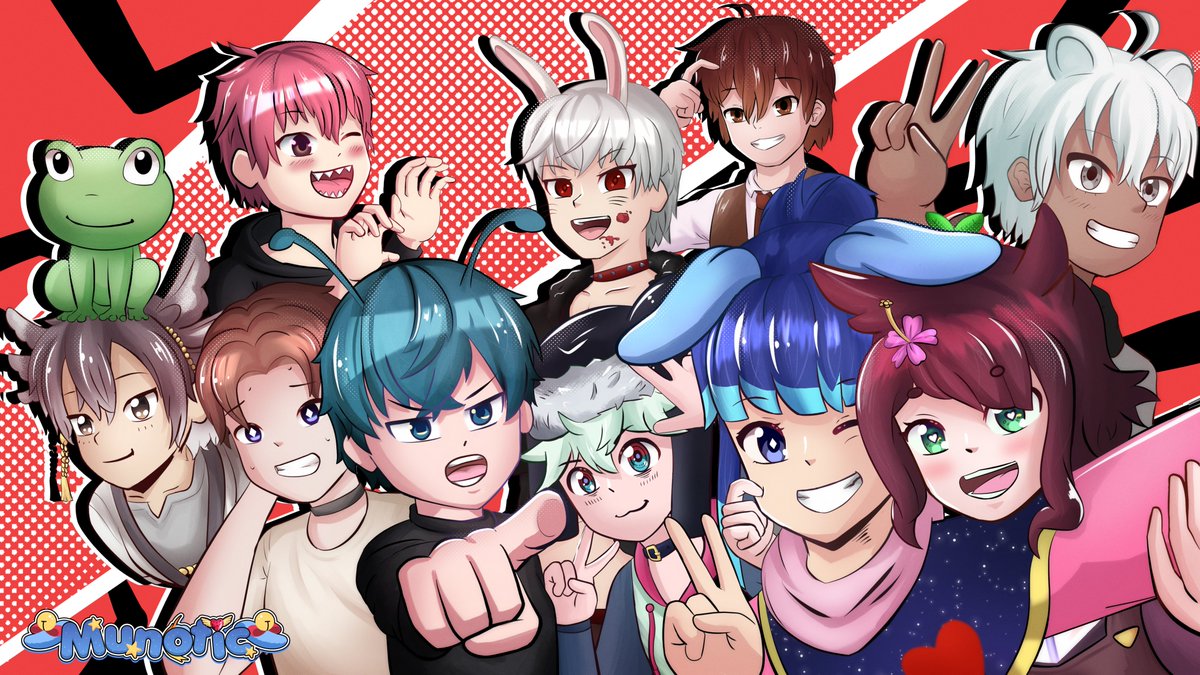 Munotic's tweet photo. Finally finished this long overdue art XD @sakuraishuu @ParkPlaceVT @bxadbunny @heyitsjayvtuber @fijifishi @anotherwolfboy @naofumithebear @Mr_Jackles @DonnyNotTim Can't believe its been a couple months already, like goddamn https://t.co/VmP3KtknuP