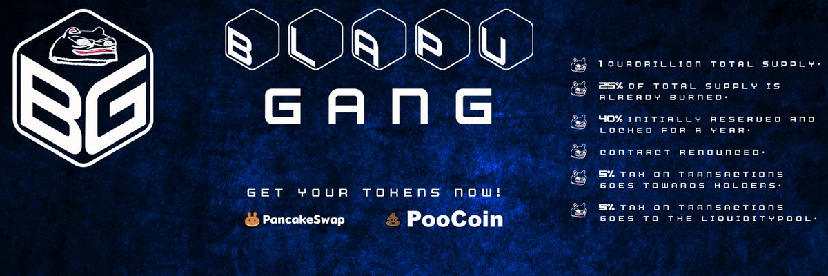 blapu_gang's tweet photo. Good afternoon, fellow Blappers. We have added some new members to our team, I look forward to working with them to bring you a fun community and bigger gains. #blapugang #bsc #bscgems #blapblap https://t.co/YsFMB4toHI