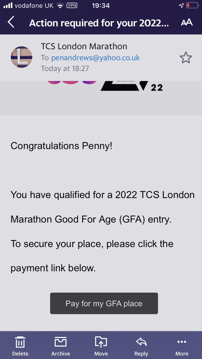 Dreams really can come true….have wanted to run this race since I was knee high to a grasshopper.