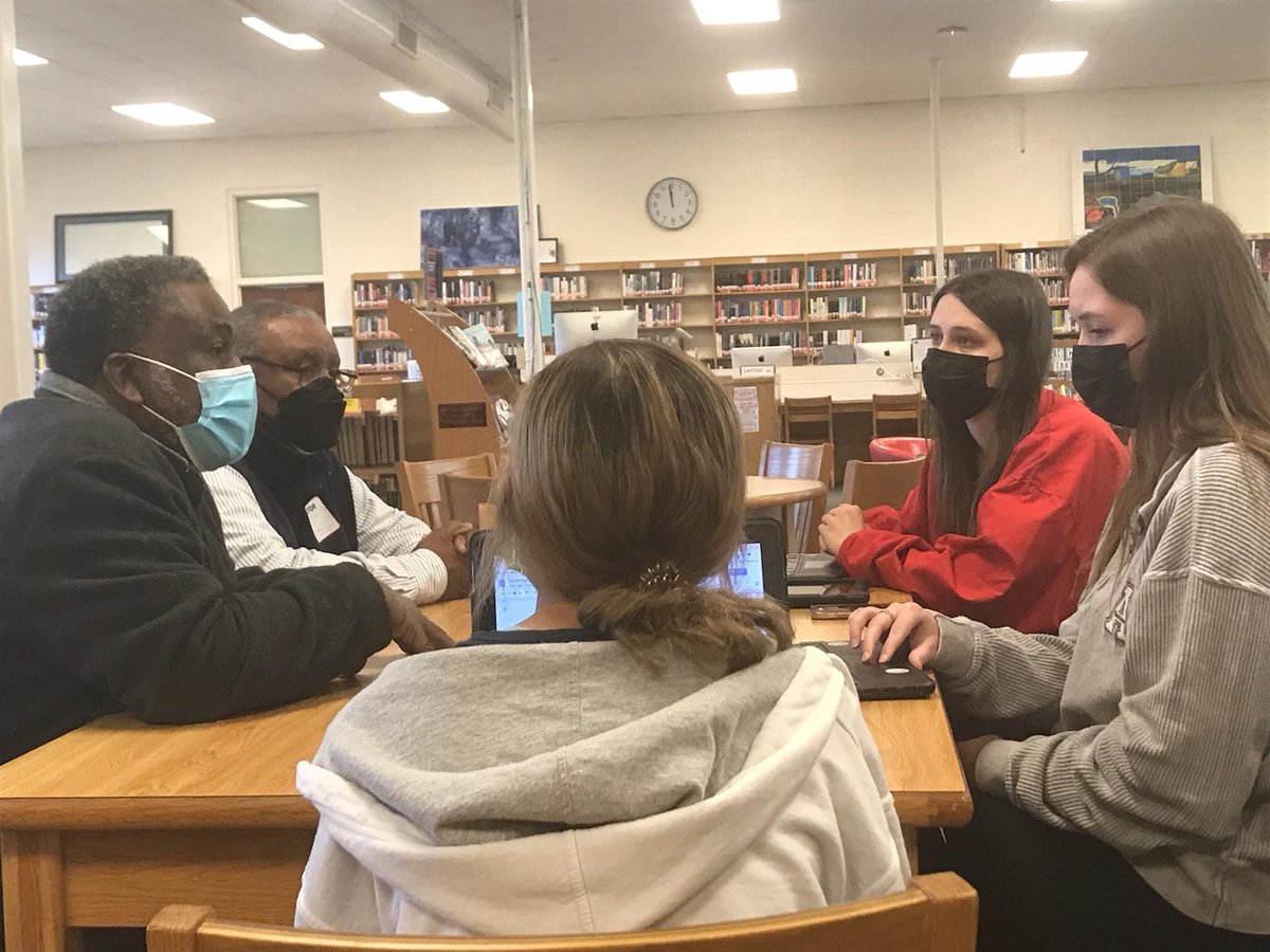 kinghistorycchs's tweet photo. Interview #5 completed today @ChathamCentral from members of the Class of '72. POWERFUL 🔥.
Throughout this process, I am so thankful for our supportive community + alumni as well as my amazing students! They are ALL IN for speaking truth. #CCHSHistoryProject #HistoryMatters https://t.co/IrlXckrYL0