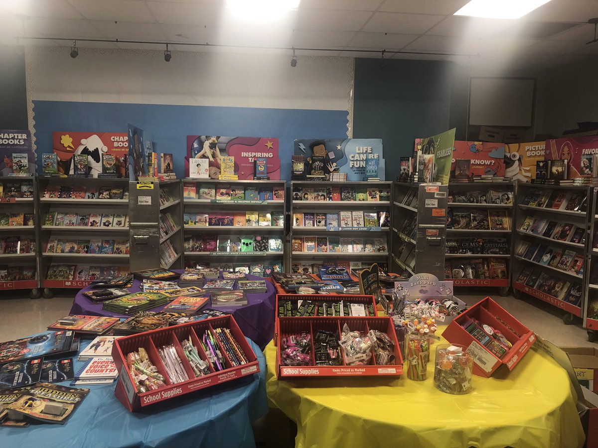 Our Book Fair is back #scholasticbookfair <a href="/Jennifer_LynnP/">Jennifer Pullara</a> <a href="/MsMcGovernLB/">Anna McGovern</a> #proudtobeLB