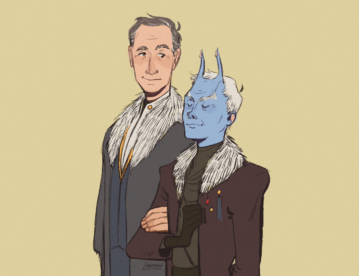 inherentsubtext's tweet photo. old alien diplomats and their human husbands https://t.co/XLfbu56rOV