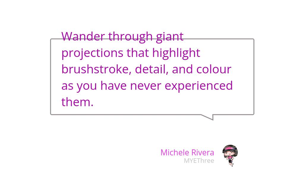 MyEThree's tweet image. This digital interpretation of Van Gogh's paintings are mesmerizing!

Read the full article: Chicago Immersive Van Gogh Exhibit GIVEAWAY
▸ lttr.ai/pkSd

#VanGoghChicago #StunningProjectionAnimating #GermaniaClubBuilding #ChicagoIl60610The #GermaniaPlace