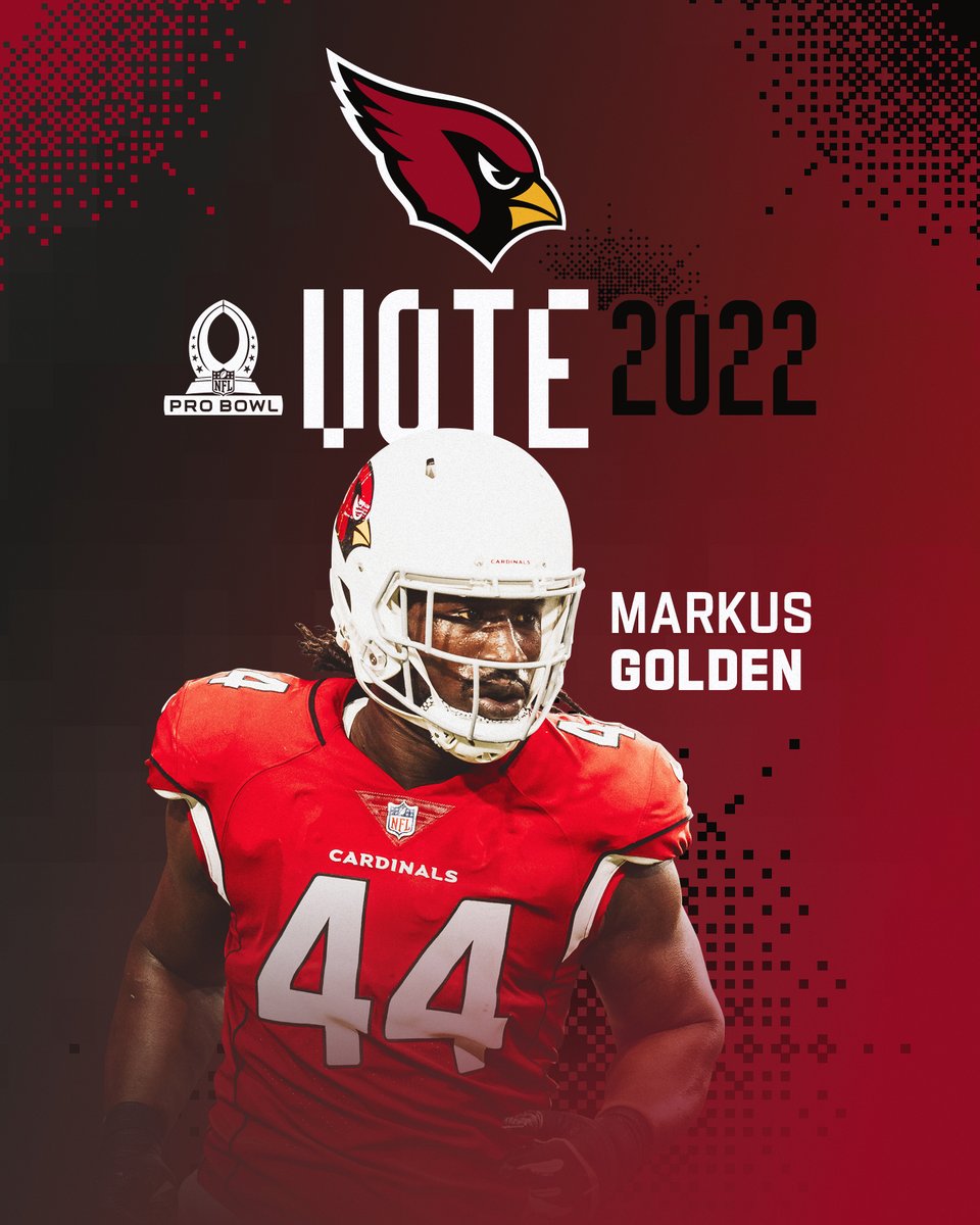 AZCardinals's tweet photo. #ProBowlVote + @markusgolden 
#ProBowlVote + @markusgolden 
#ProBowlVote + @markusgolden 
#ProBowlVote + @markusgolden 
#ProBowlVote + @markusgolden https://t.co/tOxbbZeUA4
