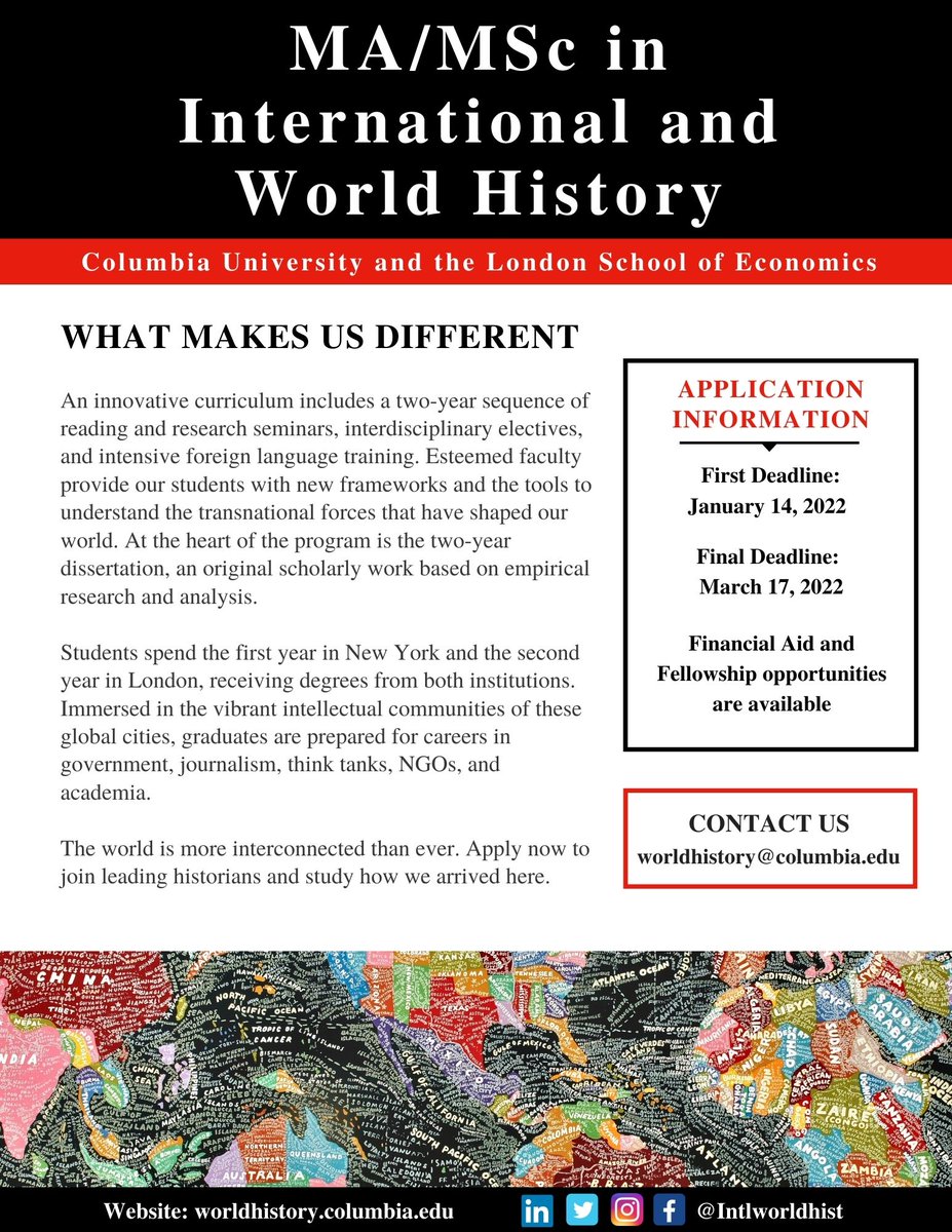 Columbia-LSE MA/MSc tweet media