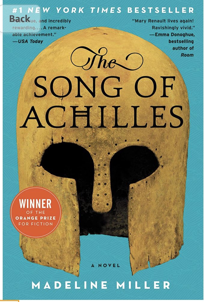Club of Banned Books-New Book!
Song of Achilles 
by Madeline Miller
Amazing book-try to finish by 21 December!
Read the book, Join the conversation!