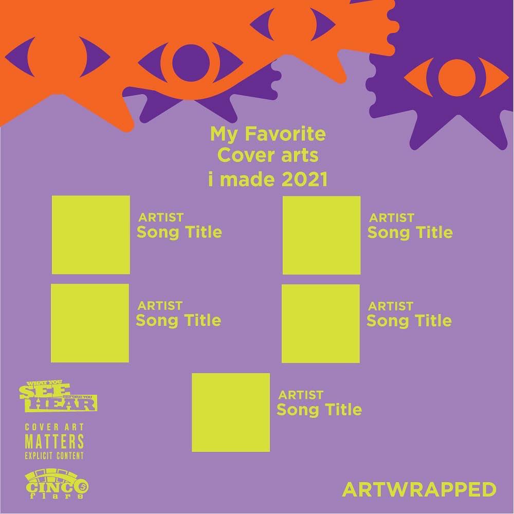 Coverartmatters's tweet photo. We collaborated with @cincoflare to make a template for your favorite cover art from others this year and the  best in your own collection. 

Download Template: https://t.co/3Ho9Bo7xYW https://t.co/2sysjABc9L