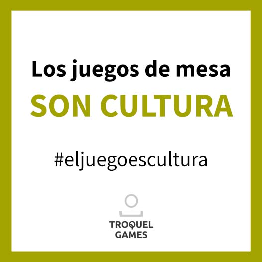 Los juegos de mesa deben ser valorados por medios y administraciones como un producto cultural fruto de la creatividad de autoras y autores que dan vida a estas fabulosas obras, a la altura del cine, el teatro, la literatura, la pintura o la música. Porque #eljuegoescultura