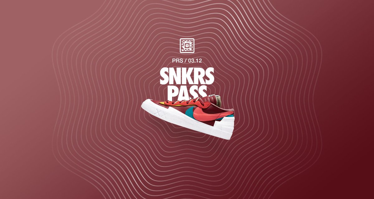 NSSneakers's tweet photo. SNKRS PASS

Paris, FRANCE

Sacai x Nike x Kaws Blazer Low Team Red https://t.co/01dzxHQhRv