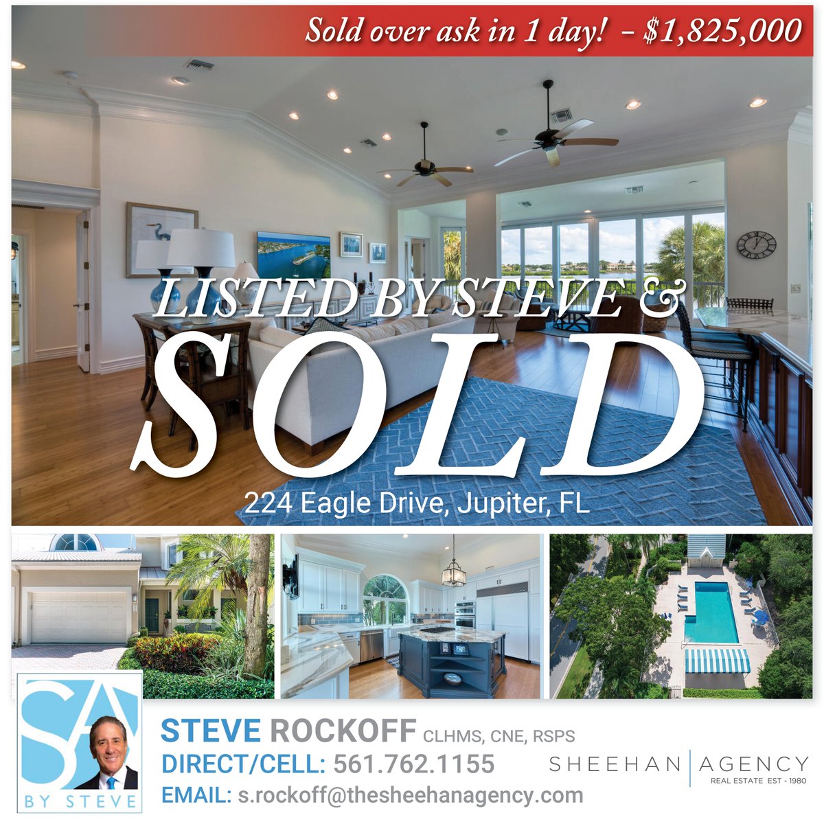 SOLD OVER ASK IN 1 DAY!🎉 
$1,825,000
ADMIRALS COVE! 
📍224 Eagle Drive, Jupiter, FL
 
Steve Rockoff  
s.rockoff@thesheehanagency.com
561.762.1155
.
.
.
#sold #justsold #thesheehanagency
#sellersagent
#jupiterflorida #jupiterrealestate 
#admiralscove #admiralscovejupiter