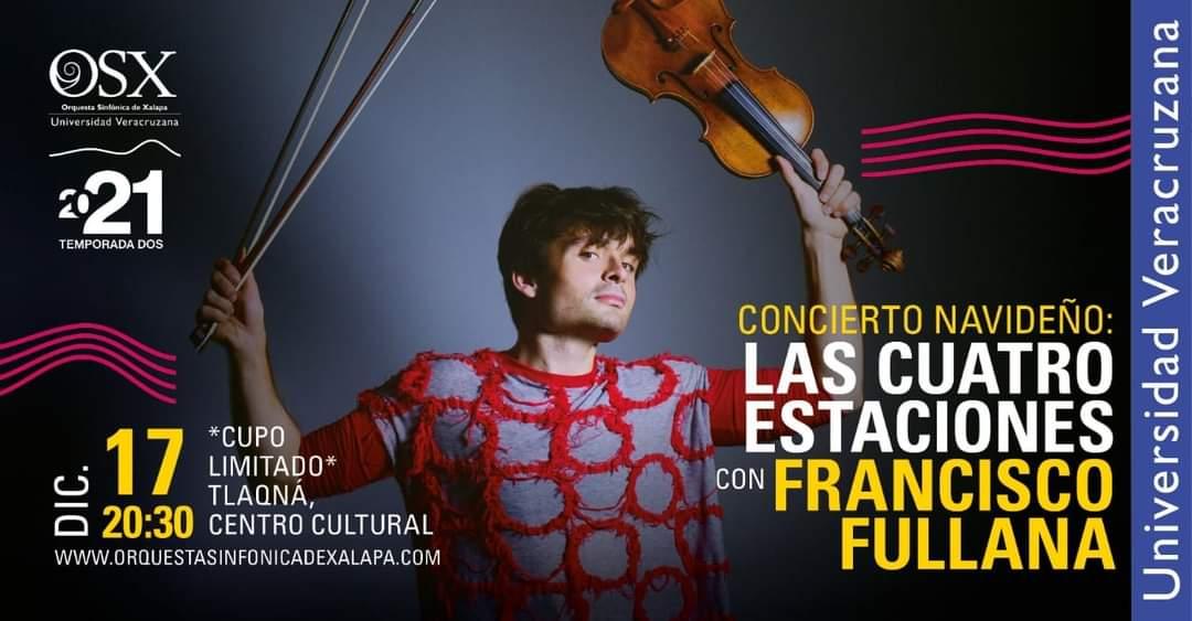 ¡Adquiere tus boletos para el Concierto Navideño, 17 de Diciembre a las 20:30 p.m.! #EmpresasUV #osx # xalapa