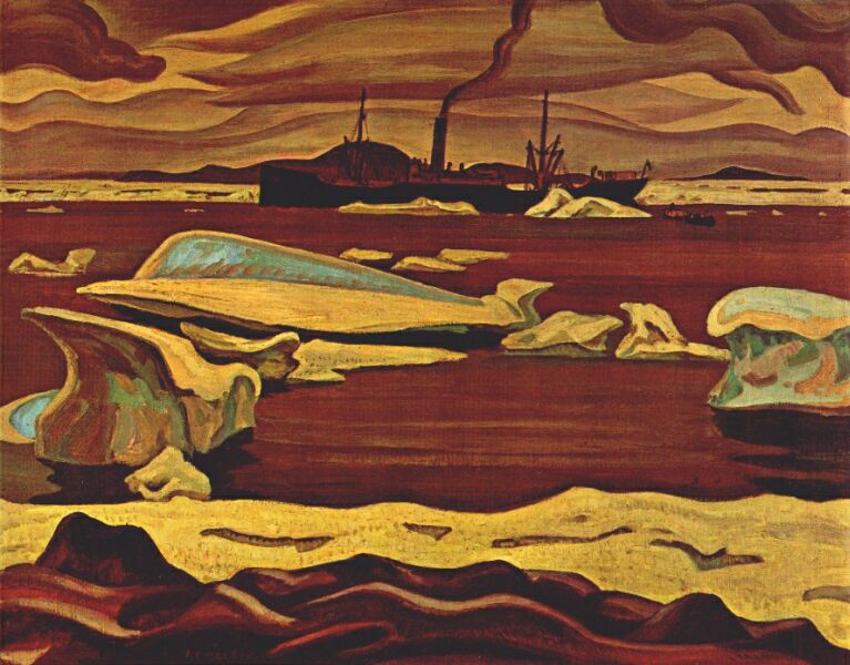 elgranmuseo's tweet photo. The Beothic at Bache Post, Ellesmere Island, 1928 #jackson #ayjackson https://t.co/gjUvqtv4DX