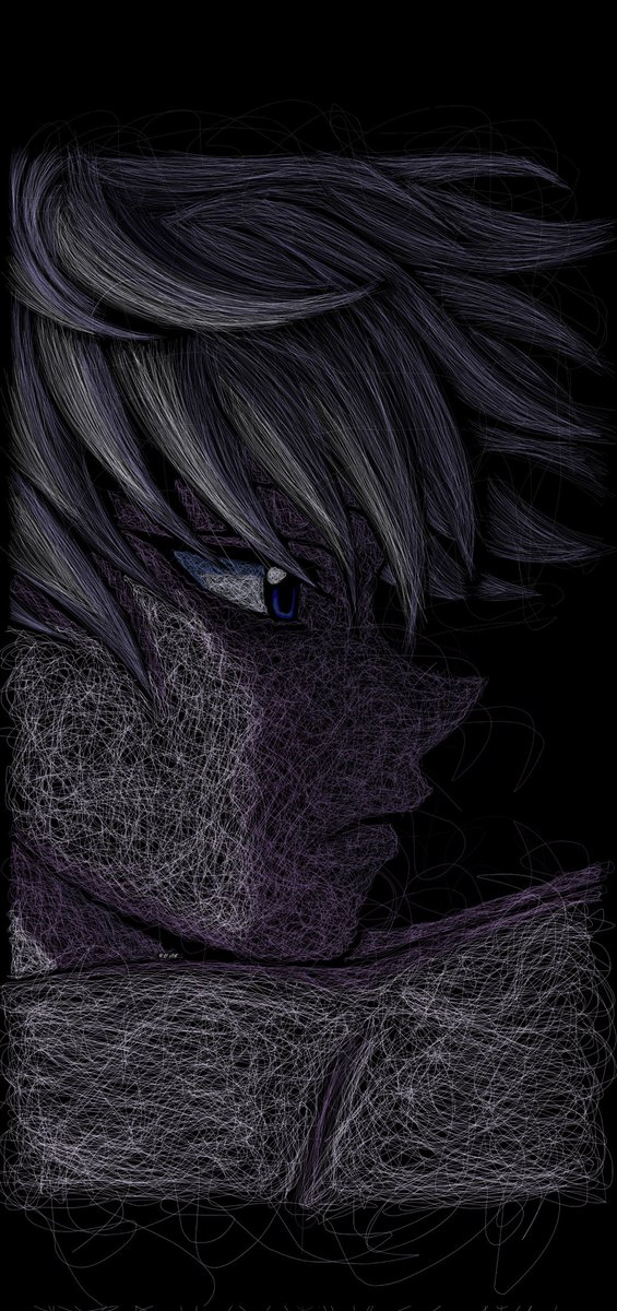AveHaroun's tweet photo. @HxHShots My scribble art version😋 https://t.co/xZCVtq7mtD