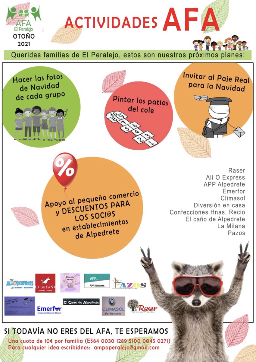 afaperalejo's tweet photo. Hola familias, aquí tenemos el nuevo cartel de actividades.                     Horario de recogida de carnet AFA: Jueves 9 de Diciembre a las 8.40 Viernes 10 de Diciembre a las 9 en la puerta principal del colegio.
Os esperamos. https://t.co/YkvWnA6noi
