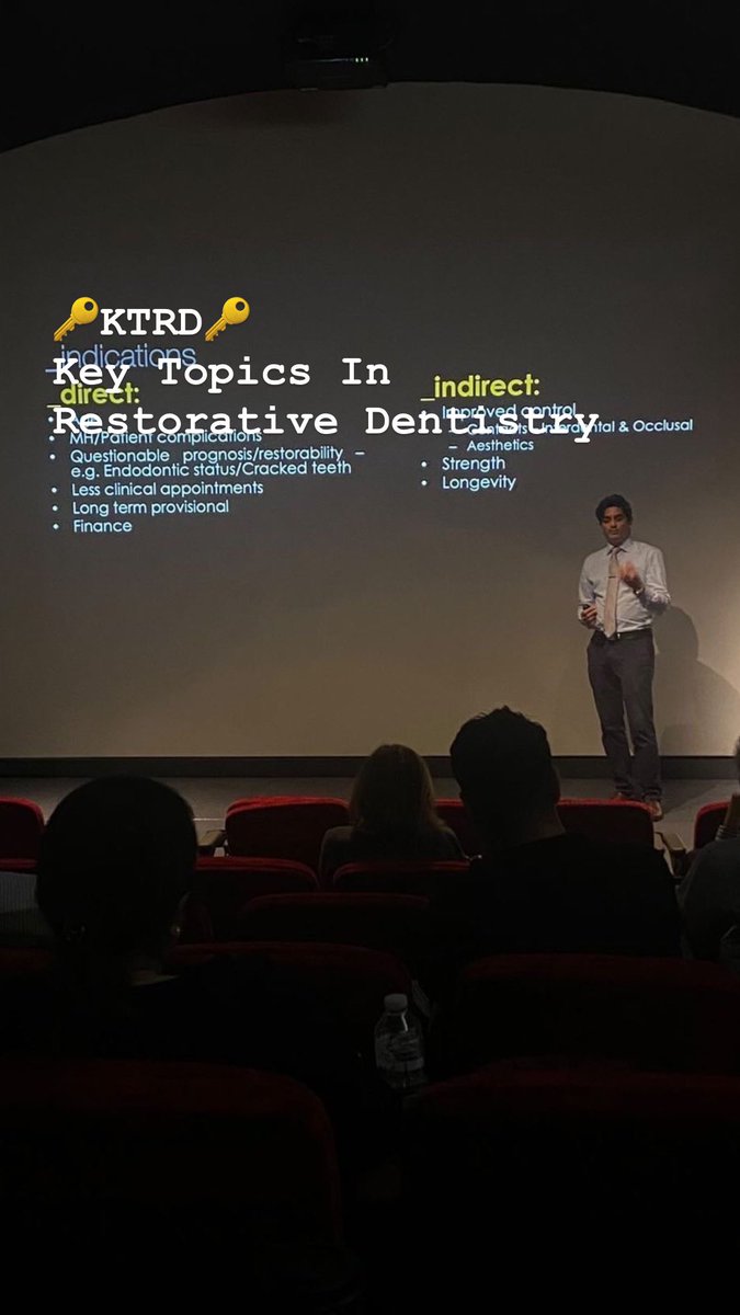 🔑KTRD🔑
Key Topics In Restorative Dentistry
‘The Restorability Symposium’

#drmahulpatelrestorative #since2002 #toothbeforeself #madebyhand #handmade #handcrafted #prepevo #occlusalcreed #rxTSL #321concept #foundations #ktrd #LonDEC