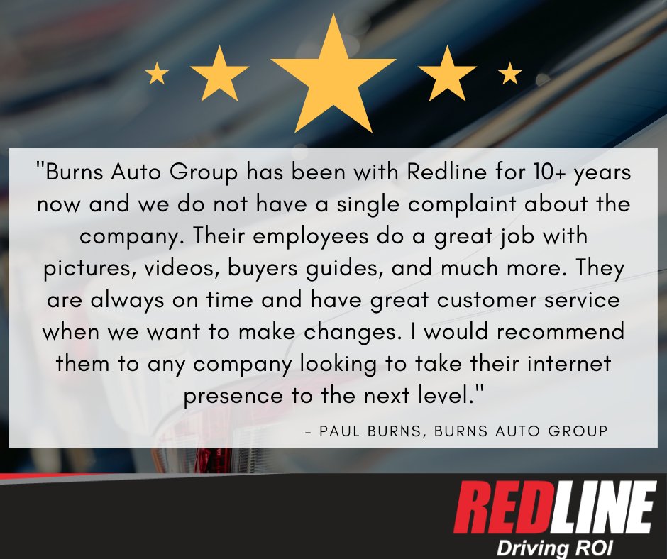 RedlineAutoM's tweet photo. Redline has always been customer-focused - in fact it's at the core of what we do. Feedback like this drives all our hard work - thank you! https://t.co/SbdLyWfDZw