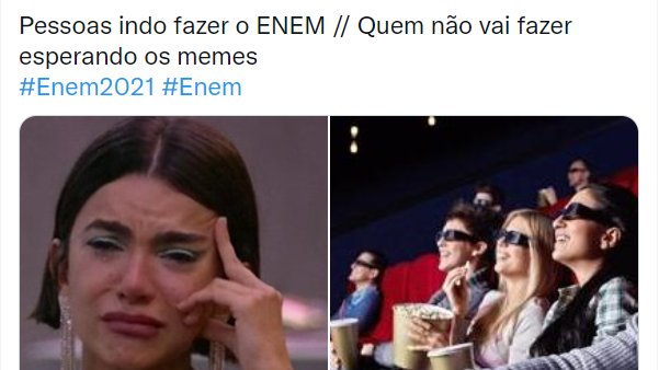 LPandradee's tweet photo. vem que tem os MELHORES MEMES do ENEM 2021
cola aqui: https://t.co/9g265Khlb3
#Enem2021 #Inep #BomEnem #ShowdosAtrasados #AprendiNoEnem #Enem https://t.co/xB9oEKV4wA