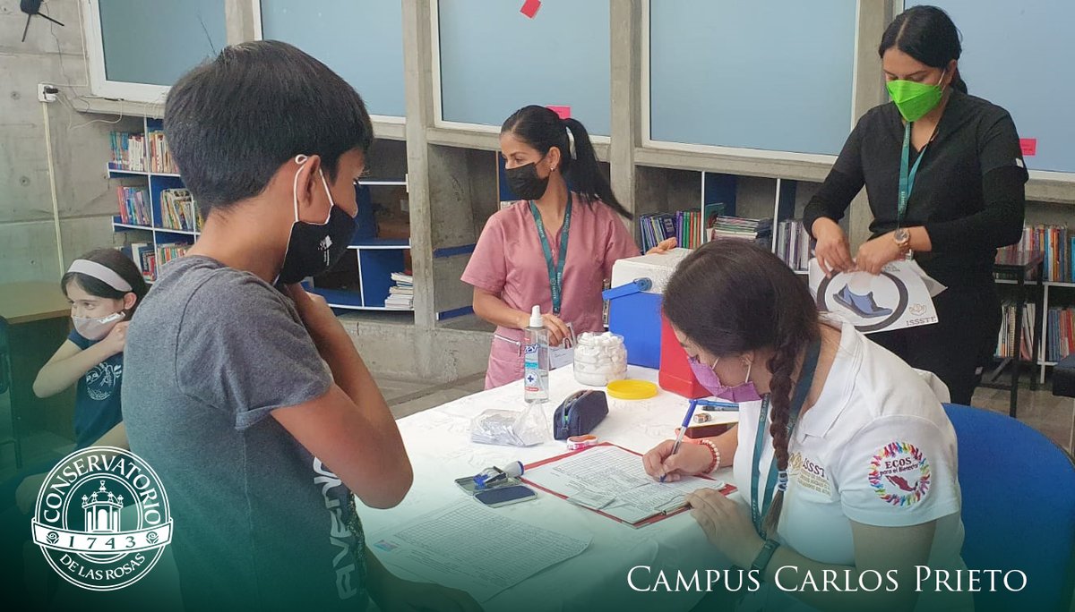 elconser's tweet photo. Nuestro Campus recibió el día de hoy a personal de ISSSTE para aplicar la vacuna de influenza estacional a nuestros alumnos y personal.
Agradecemos las facilidades otorgadas para apoyar a la comunidad Conser en nuestro programa de prevención y promoción de la salud.
#elcoser https://t.co/tLpJxOlO21