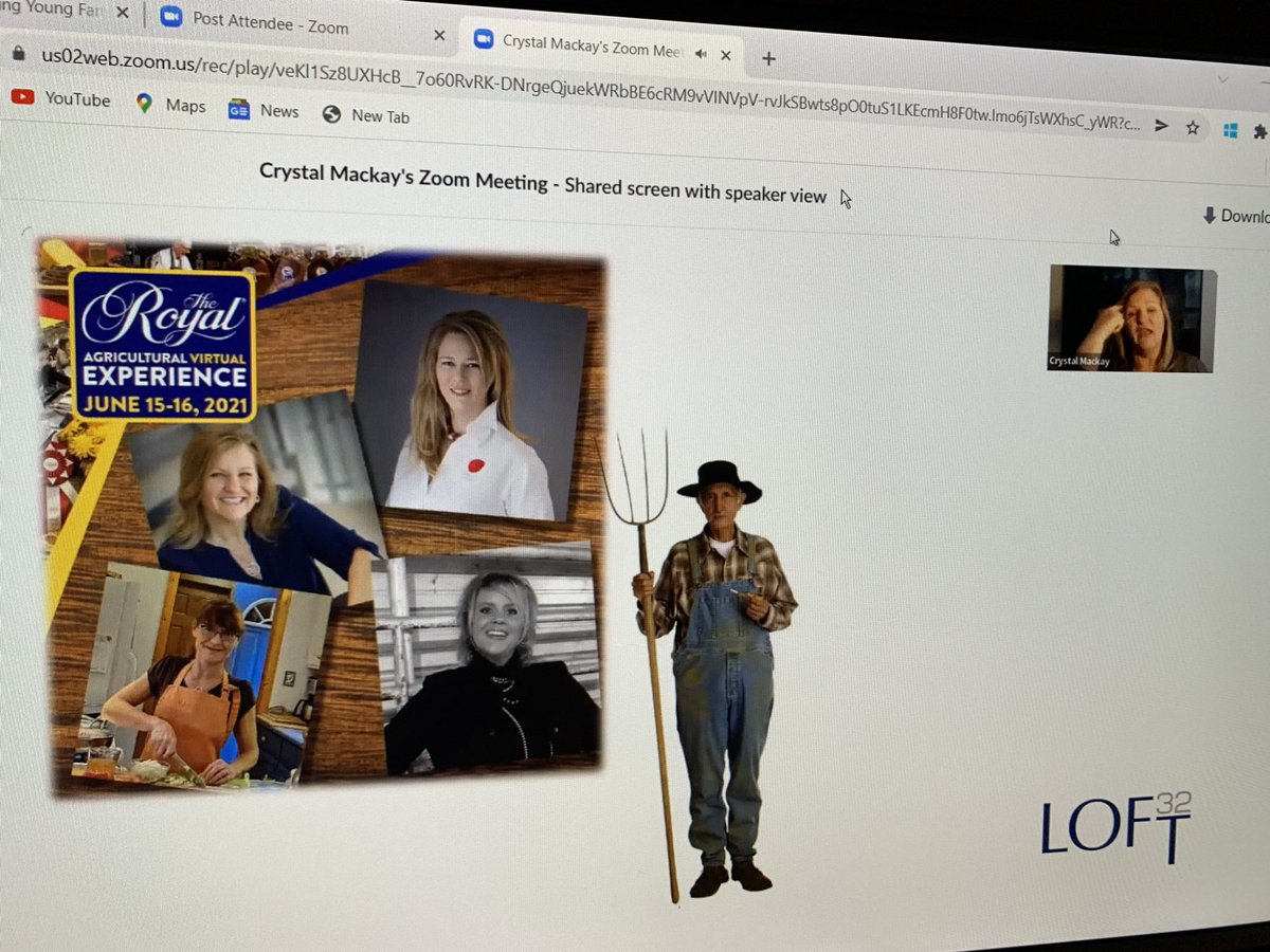 lynncattle's tweet photo. Great presentation on “Presenting” @CanadaOYF  by @theloft32 @AggieMaggiethe @CrystalMackay32  Nice to see fellow Brescia alumni @foodworxjen in the virtual session! https://t.co/YeTnWBbb5z